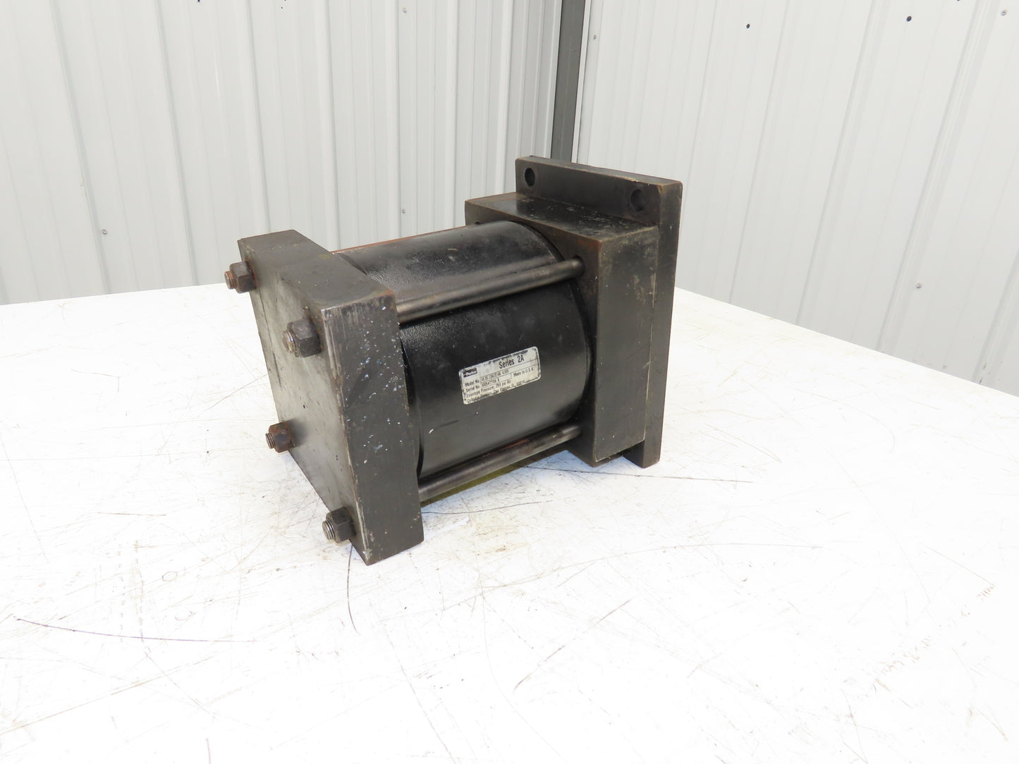 Parker 6.00J2AUS14A4.000 Pneumatic Air Cylinder 6" Bore 4" Stroke 250PSI