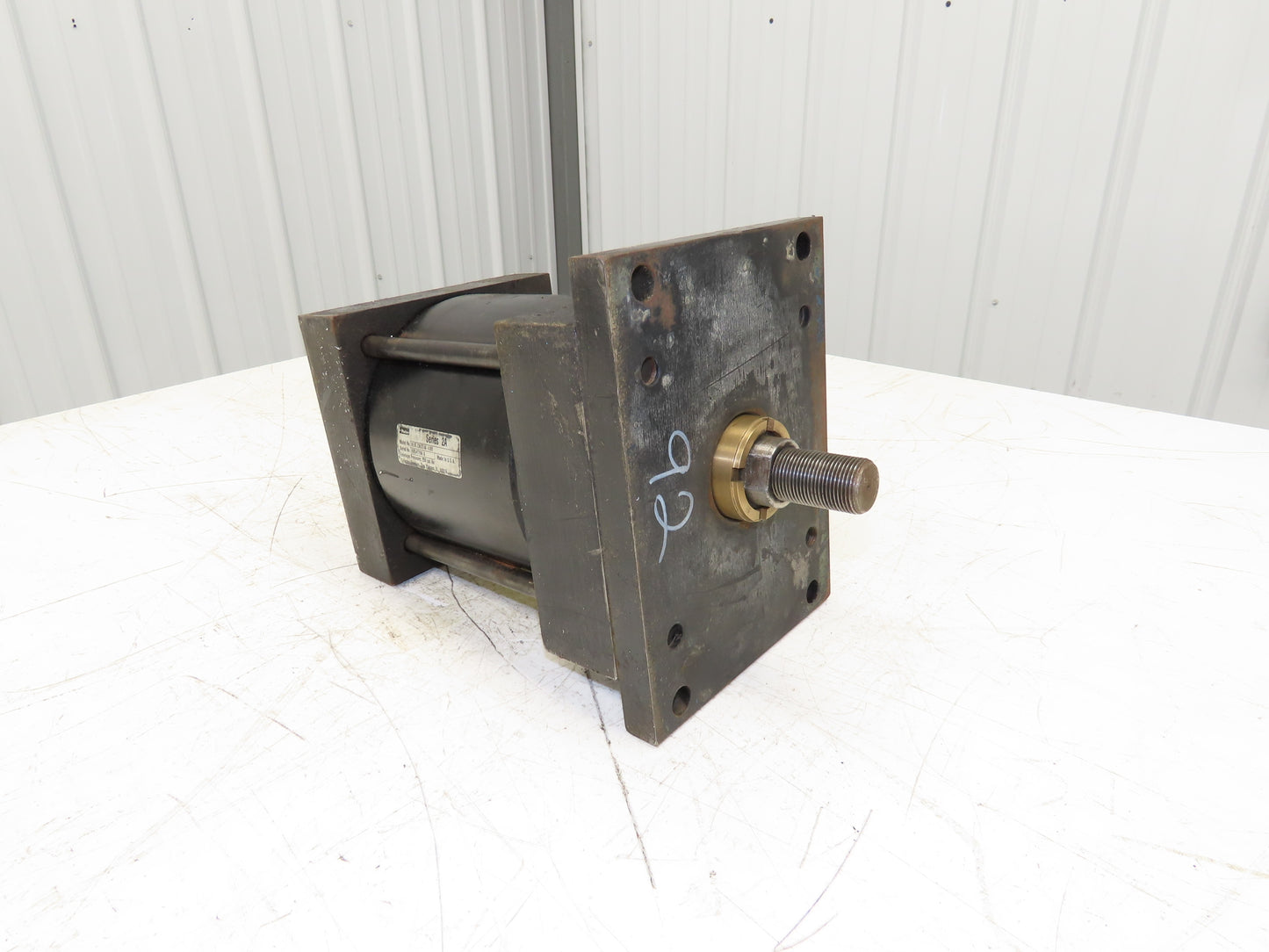 Parker 6.00J2AUS14A4.000 Pneumatic Air Cylinder 6" Bore 4" Stroke 250PSI