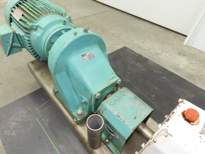 Alfa Laval Flow SRU-5-WLS Sanitary Rotary Lobe Pump 3" Tri-Clamp 15Hp 3PH