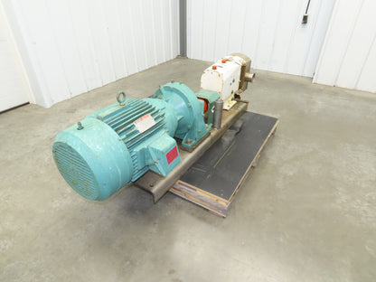 Alfa Laval Flow SRU-5-WLS Sanitary Rotary Lobe Pump 3" Tri-Clamp 15Hp 3PH