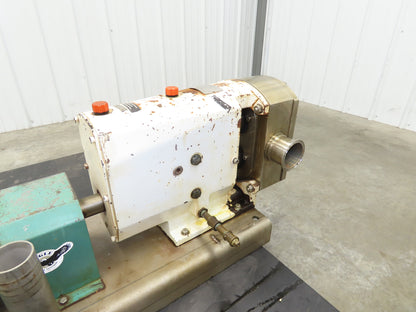 Alfa Laval Flow SRU-5-WLS Sanitary Rotary Lobe Pump 3" Tri-Clamp 15Hp 3PH