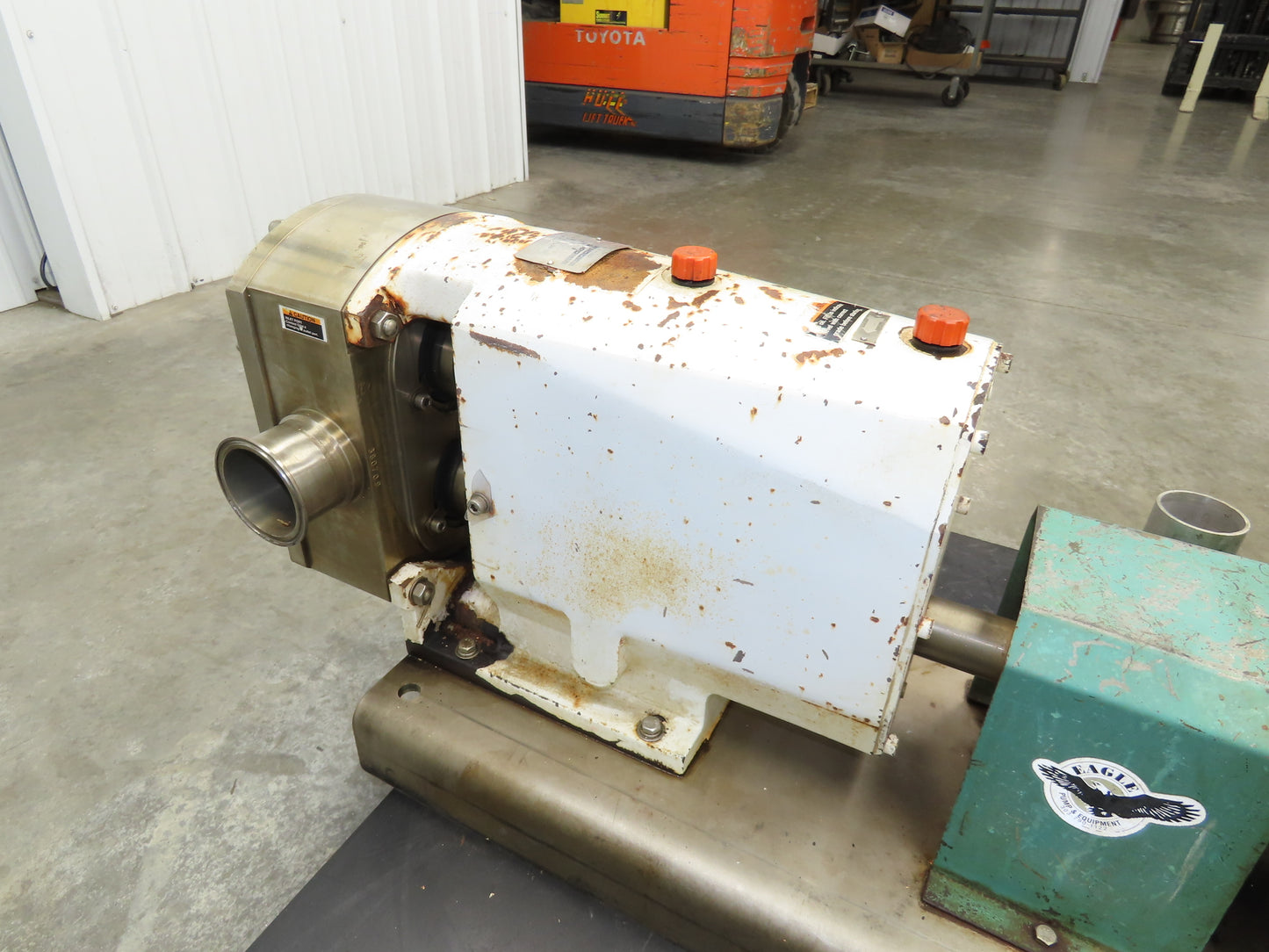 Alfa Laval Flow SRU-5-WLS Sanitary Rotary Lobe Pump 3" Tri-Clamp 15Hp 3PH