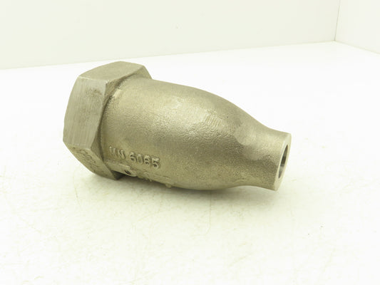 Lechler 459.475.17.BZ Spraco Axial Full Cone Spray Nozzle 316 SS Turbine-Style