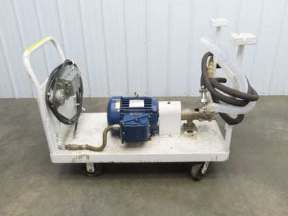 Jabsco 15050-0665 Pureflo Sanitary Flexible Impeller Centrifugal Pump 2"ACME 3Hp