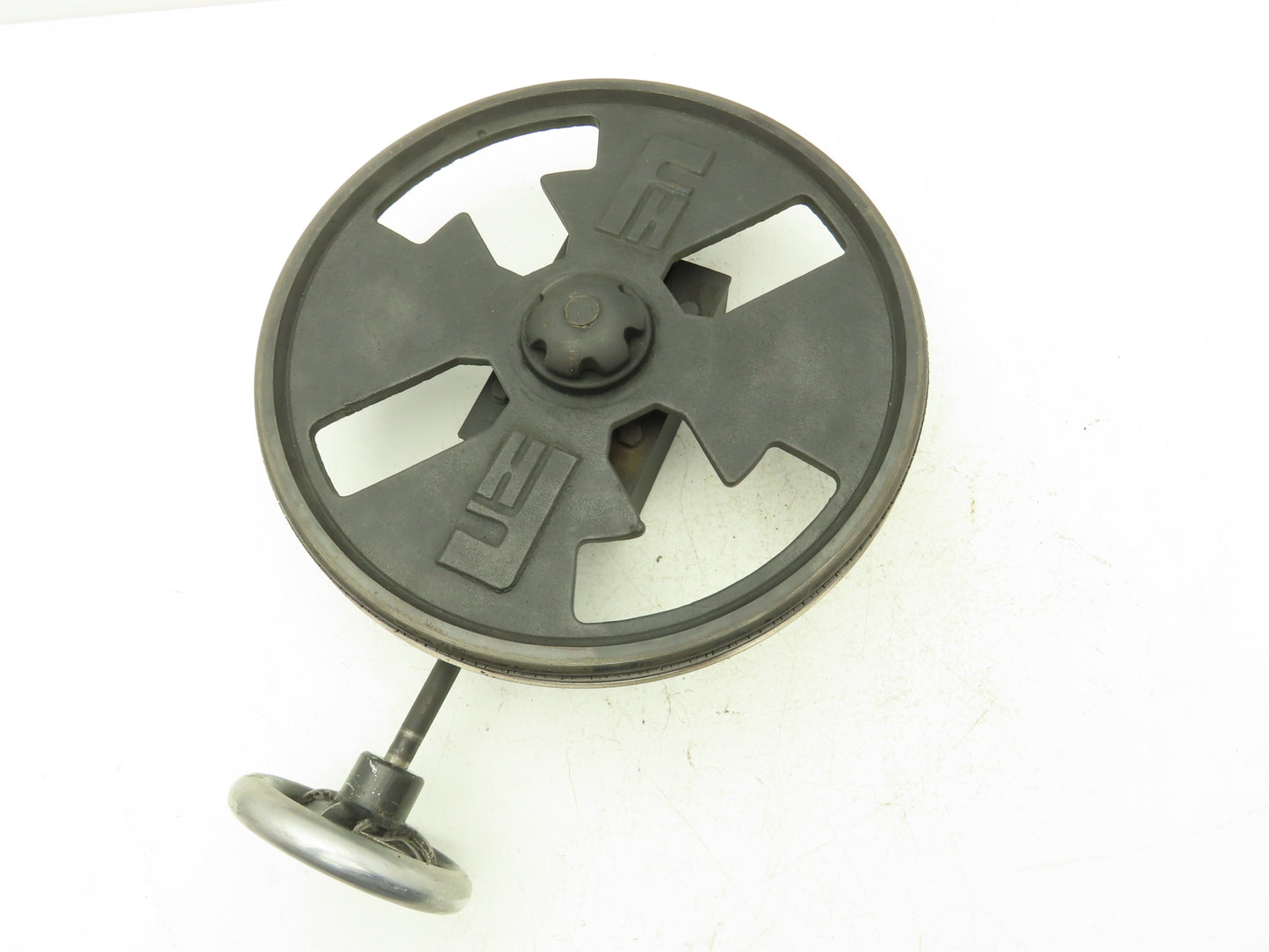 KBC Bandsaw Tensioning Assy 14" Wheel 4" x 6" Mount off KBC 350 Band Saw