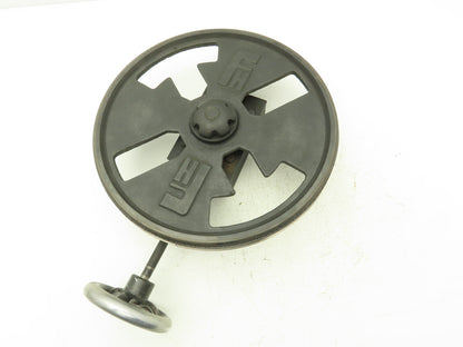 KBC Bandsaw Tensioning Assy 14" Wheel 4" x 6" Mount off KBC 350 Band Saw