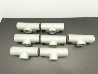 Crouse and Hinds T67 Rigid Conduit Body 2" Threaded Hub Lot of 7