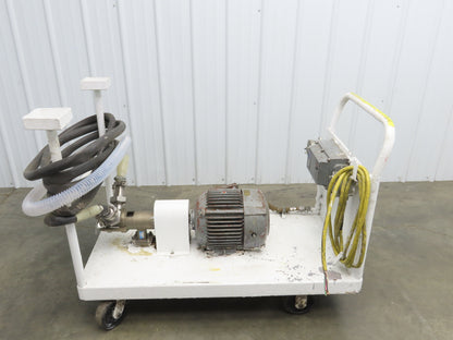 Jabsco 15050-0665 Pureflo Sanitary Flexible Impeller Centrifugal Pump 2"ACME 3Hp