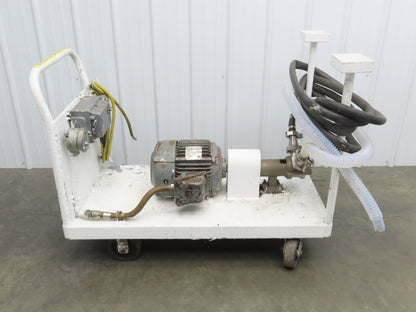 Jabsco 15050-0665 Pureflo Sanitary Flexible Impeller Centrifugal Pump 2"ACME 3Hp