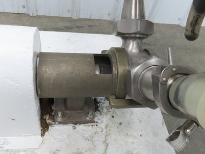 Jabsco 15050-0665 Pureflo Sanitary Flexible Impeller Centrifugal Pump 2"ACME 3Hp