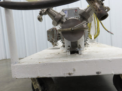 Jabsco 15050-0665 Pureflo Sanitary Flexible Impeller Centrifugal Pump 2"ACME 3Hp