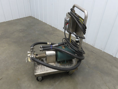 Jabsco 15030-0765 Pureflo Sanitary Flex Impeller Centrifugal Pump 1.5"Tri-Clamp