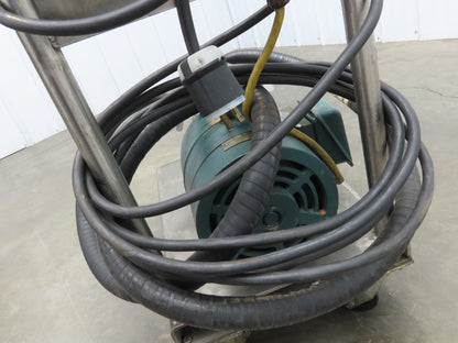 Jabsco 15030-0765 Pureflo Sanitary Flex Impeller Centrifugal Pump 1.5"Tri-Clamp