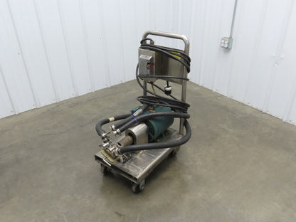 Jabsco 15030-0765 Pureflo Sanitary Flex Impeller Centrifugal Pump 1.5"Tri-Clamp