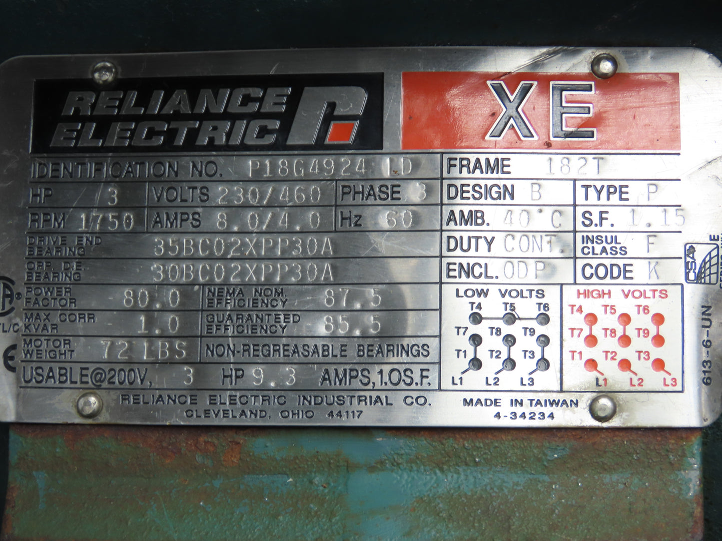 Jabsco 15030-0765 Pureflo Sanitary Flex Impeller Centrifugal Pump 1.5"Tri-Clamp