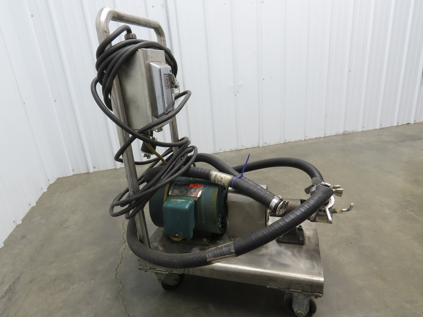 Jabsco 15030-0765 Pureflo Sanitary Flex Impeller Centrifugal Pump 1.5"Tri-Clamp