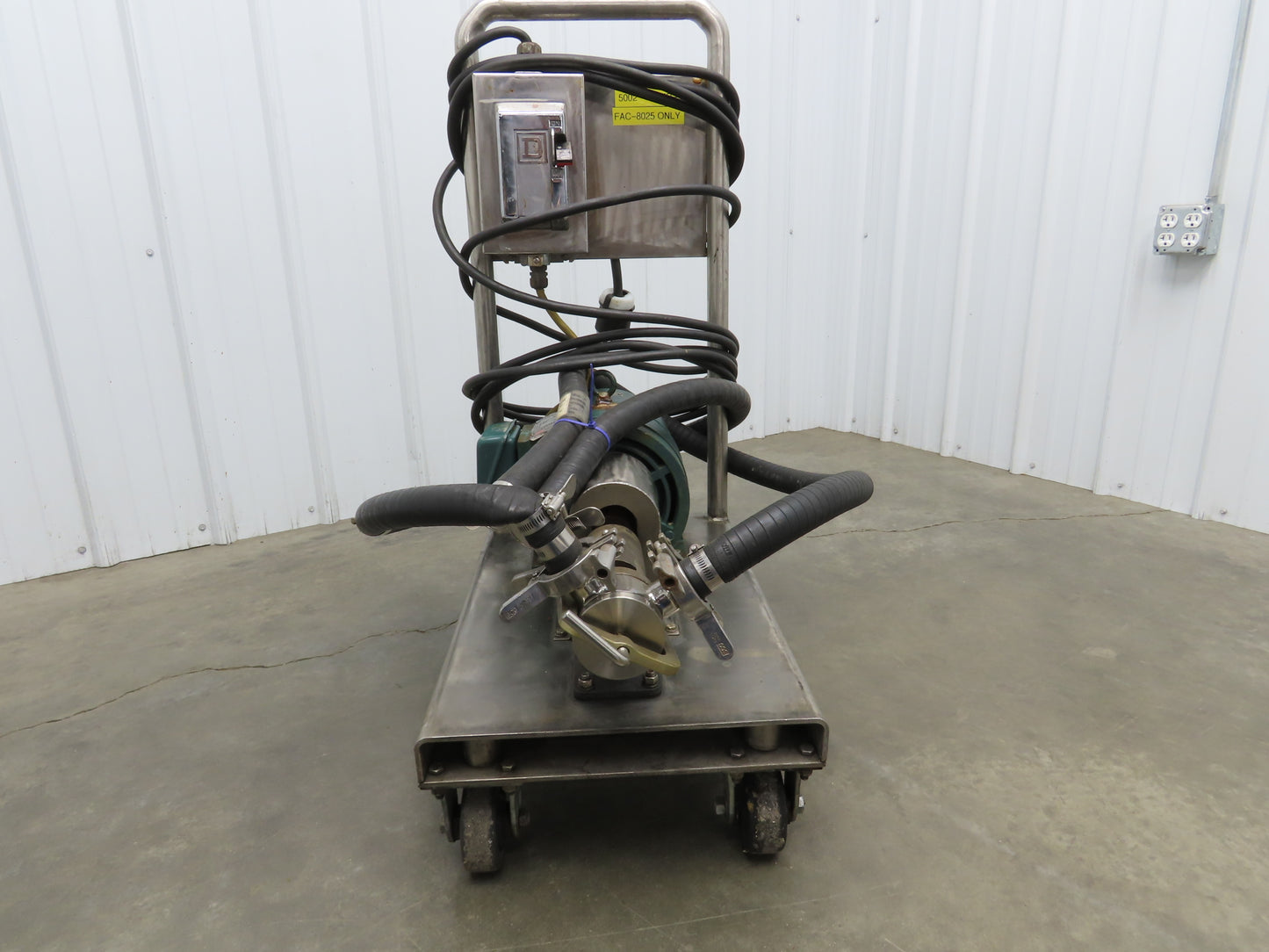 Jabsco 15030-0765 Pureflo Sanitary Flex Impeller Centrifugal Pump 1.5"Tri-Clamp