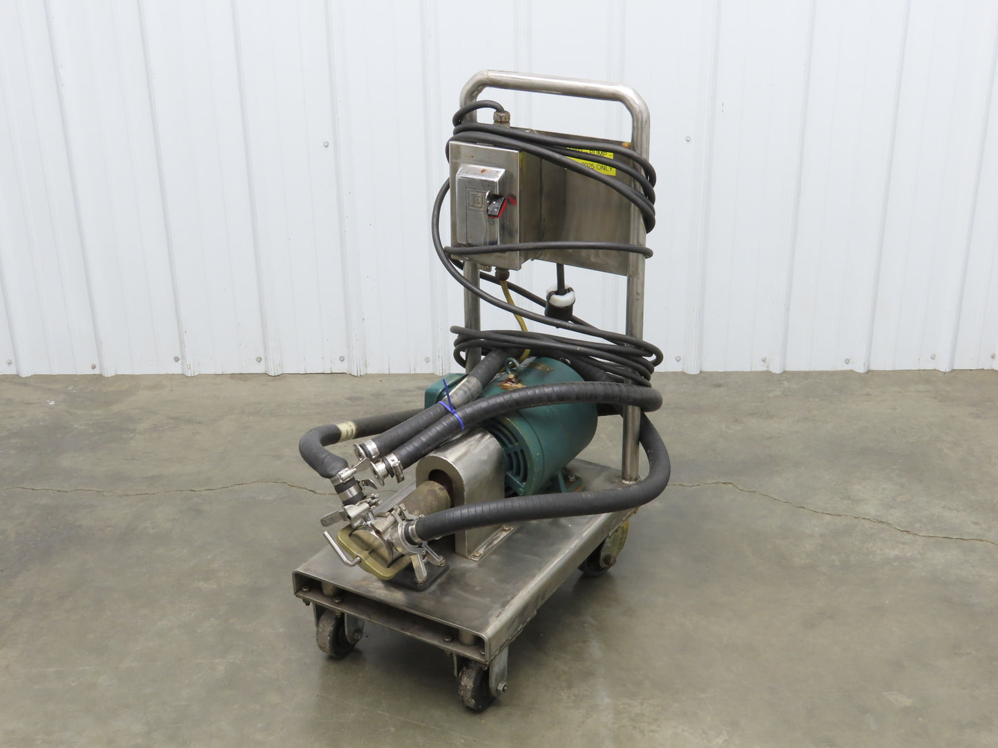 Jabsco 15030-0765 Pureflo Sanitary Flex Impeller Centrifugal Pump 1.5"Tri-Clamp