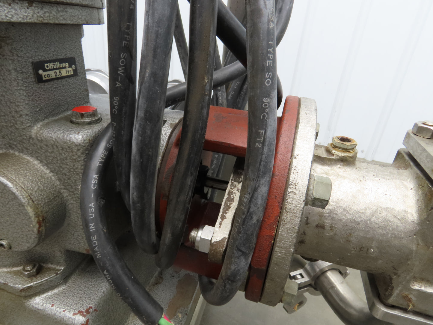 Bran & Lubbe N-J 32 Dual Metering Pump 1.5"Tri-Clamp Sanitary Cart .75kw 3PH