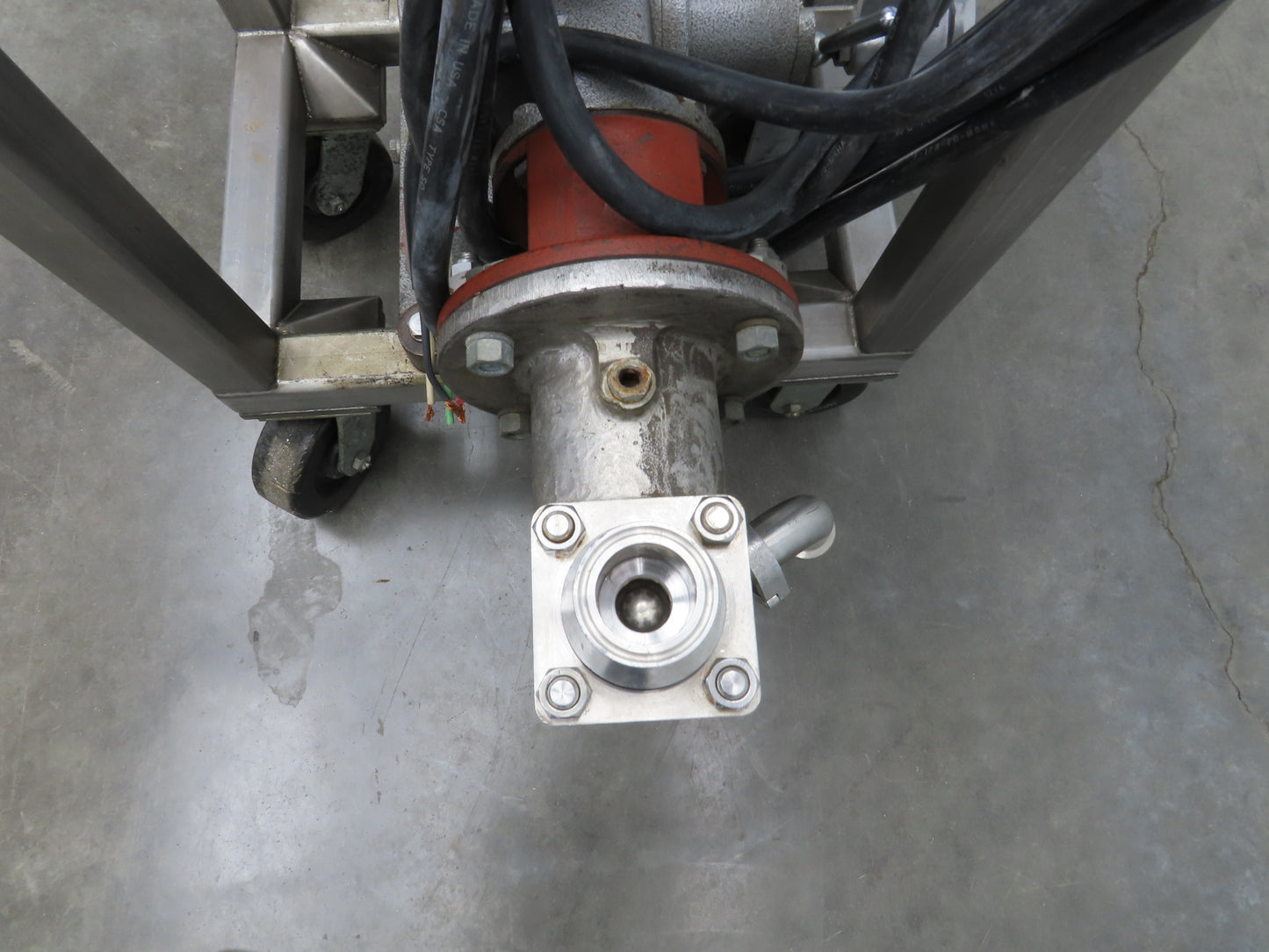 Bran & Lubbe N-J 32 Dual Metering Pump 1.5"Tri-Clamp Sanitary Cart .75kw 3PH