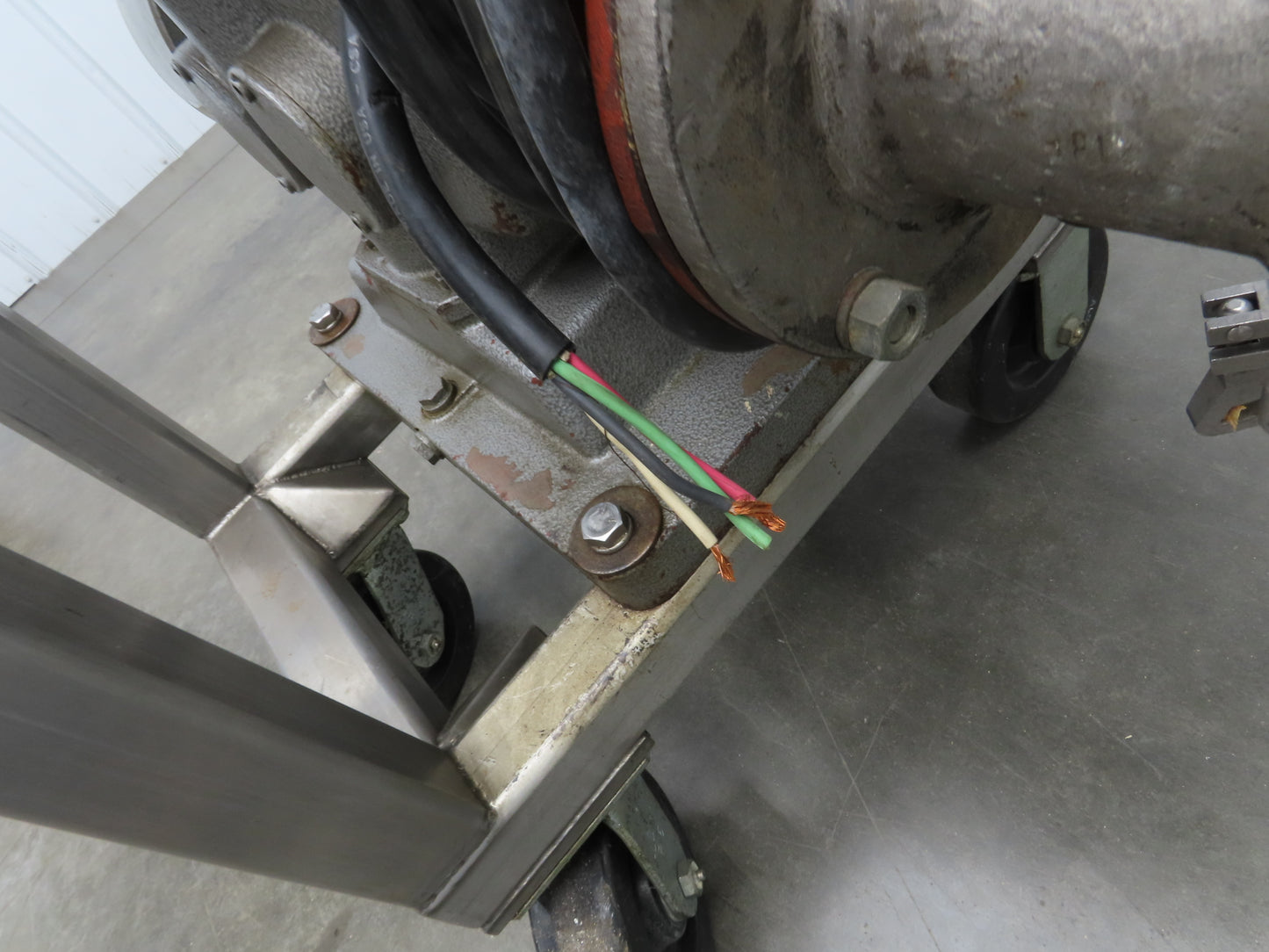 Bran & Lubbe N-J 32 Dual Metering Pump 1.5"Tri-Clamp Sanitary Cart .75kw 3PH