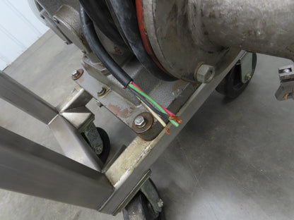 Bran & Lubbe N-J 32 Dual Metering Pump 1.5"Tri-Clamp Sanitary Cart .75kw 3PH