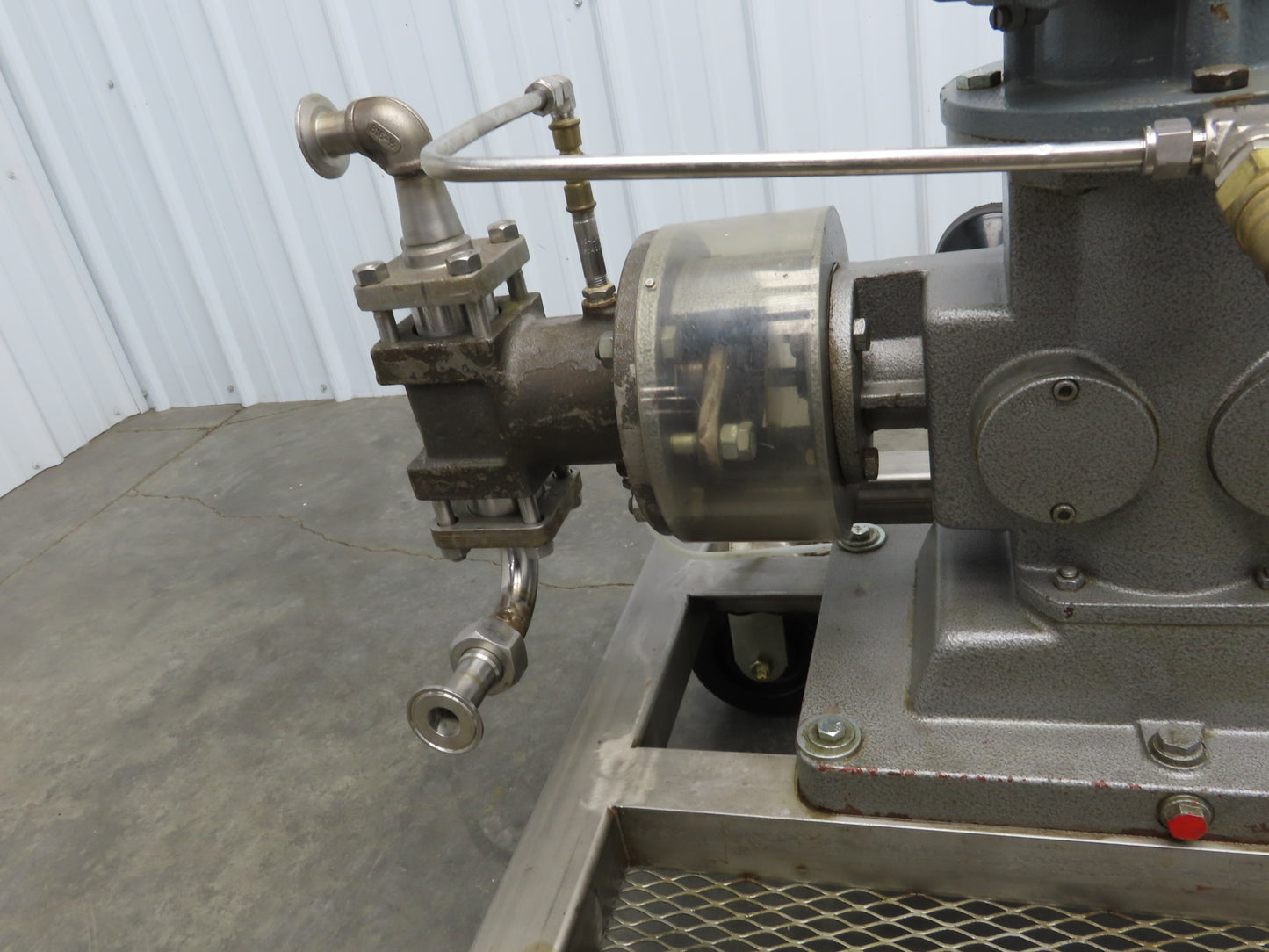 Bran & Lubbe N-J 32 Dual Metering Pump Tri-Clamp Sanitary Cart .75kw 480V 3PH