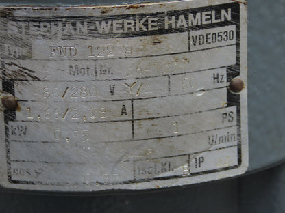 Bran & Lubbe N-J 32 Dual Metering Pump Tri-Clamp Sanitary Cart .75kw 480V 3PH