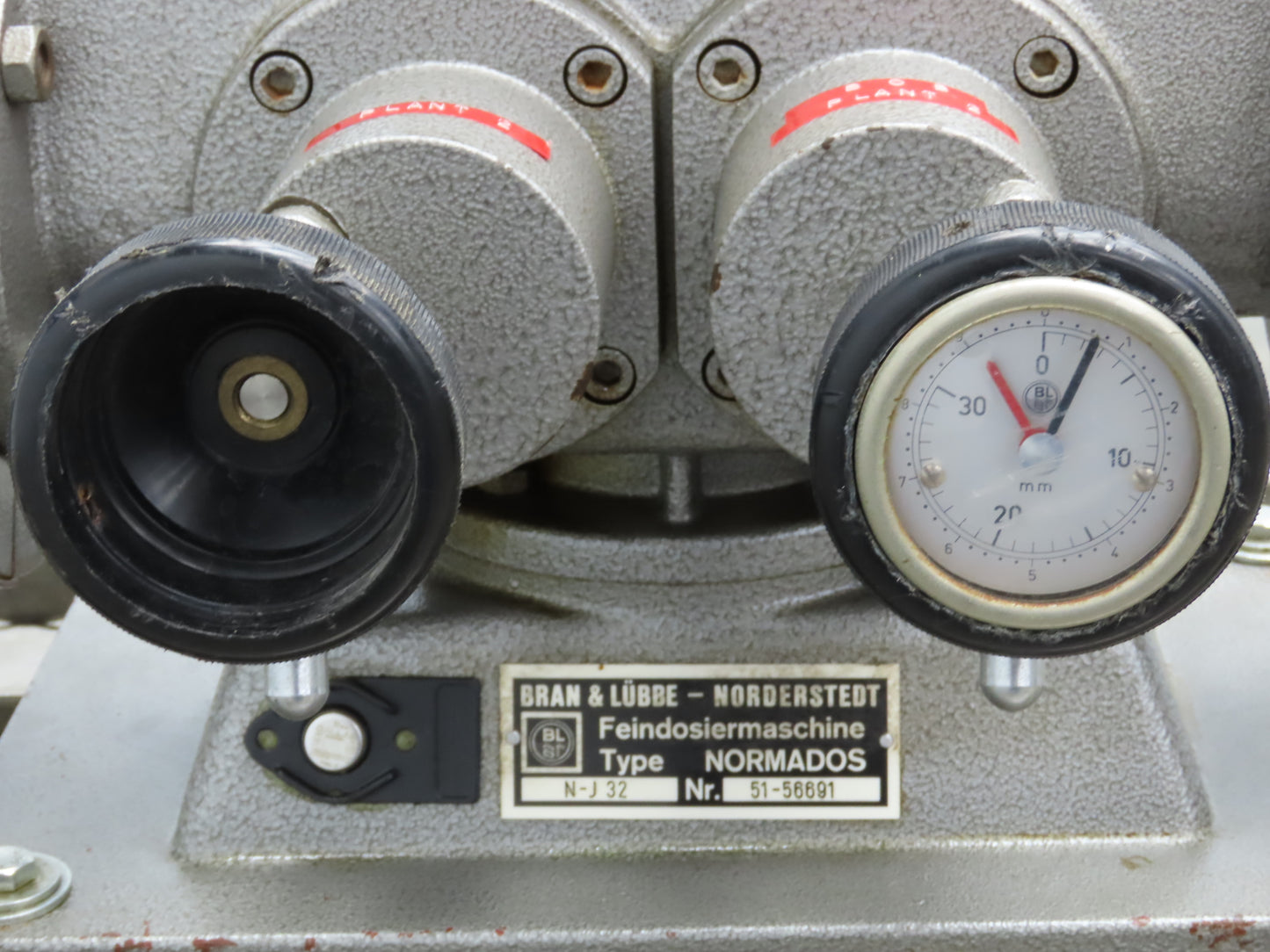 Bran & Lubbe N-J 32 Dual Metering Pump Tri-Clamp Sanitary Cart .75kw 480V 3PH