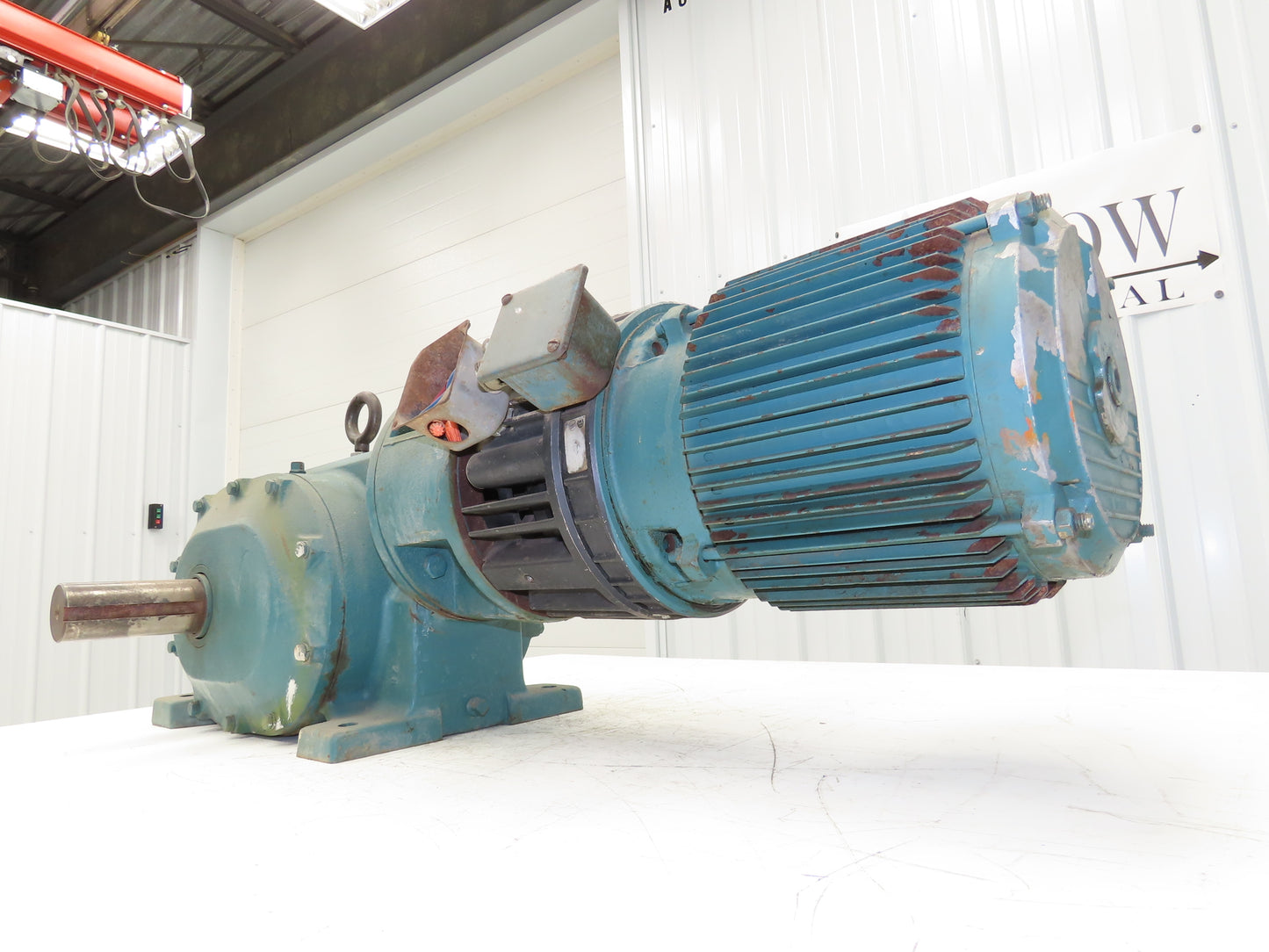 Reliance Master XL Gearmotor 70:1 Ratio 24rpm 3Hp 230/460V 3PH LH 182TC w/Brake