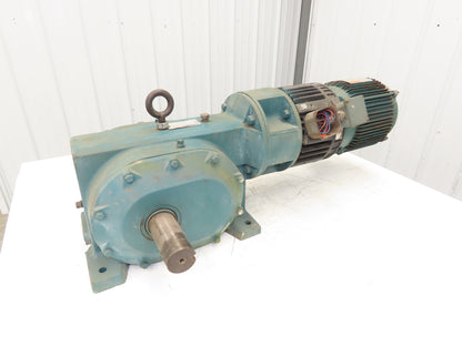 Reliance Master XL Gearmotor 70:1 Ratio 24rpm 3Hp 230/460V 3PH LH 182TC w/Brake