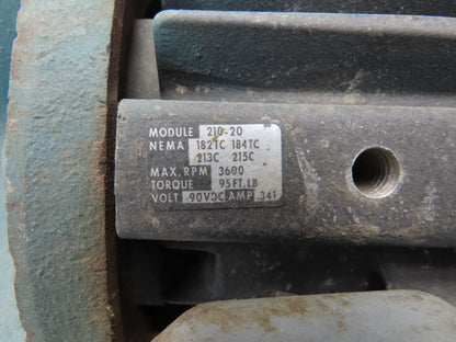 Reliance Master XL Gearmotor 70:1 Ratio 24rpm 3Hp 230/460V 3PH LH 182TC w/Brake