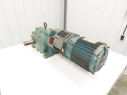 Reliance Master XL Gearmotor 70:1 Ratio 24rpm 3Hp 230/460V 3PH LH 182TC w/Brake