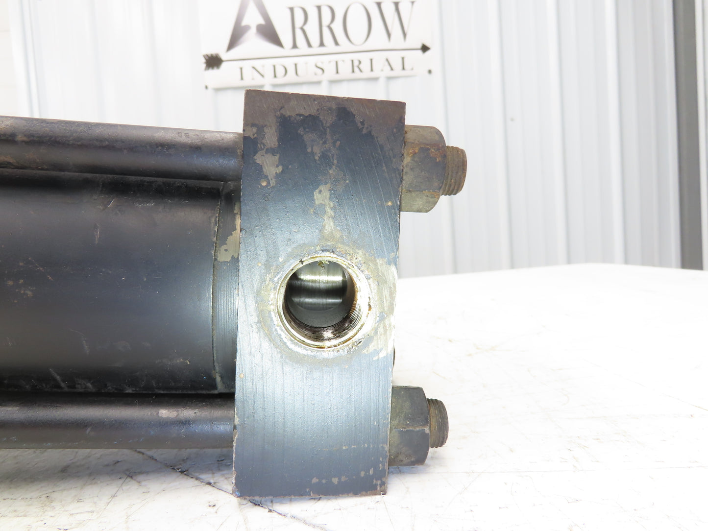 Parker J2HS23 Hydraulic Cylinder 3.25" Bore 6" Stroke Flange Mount 1500psi