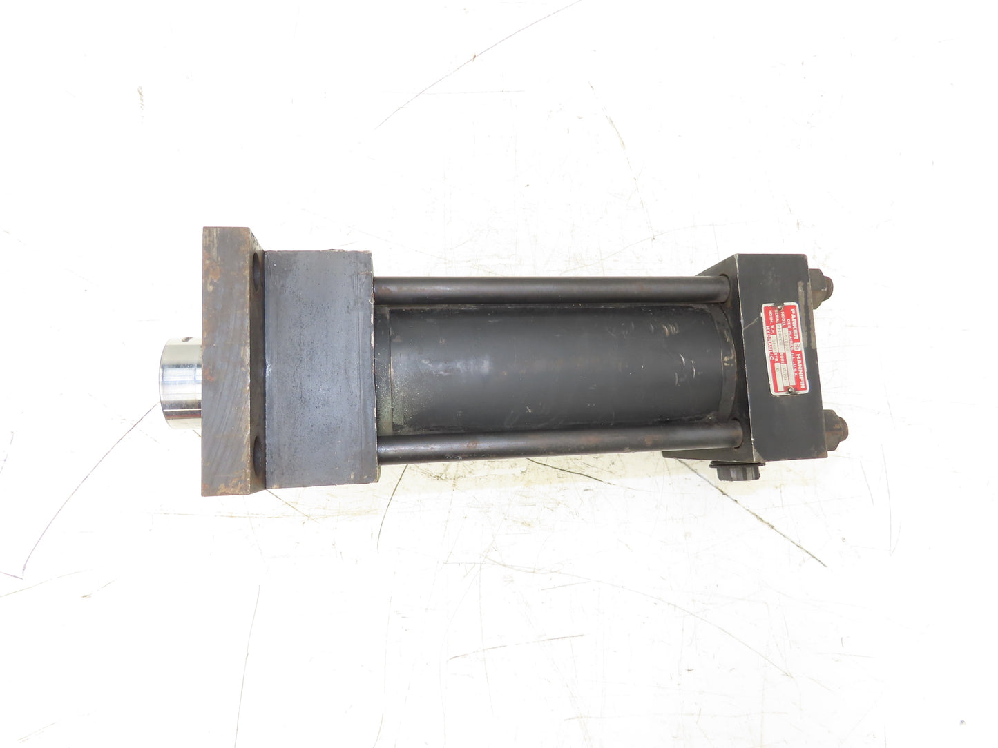 Parker J2HS23 Hydraulic Cylinder 3.25" Bore 6" Stroke Flange Mount 1500psi