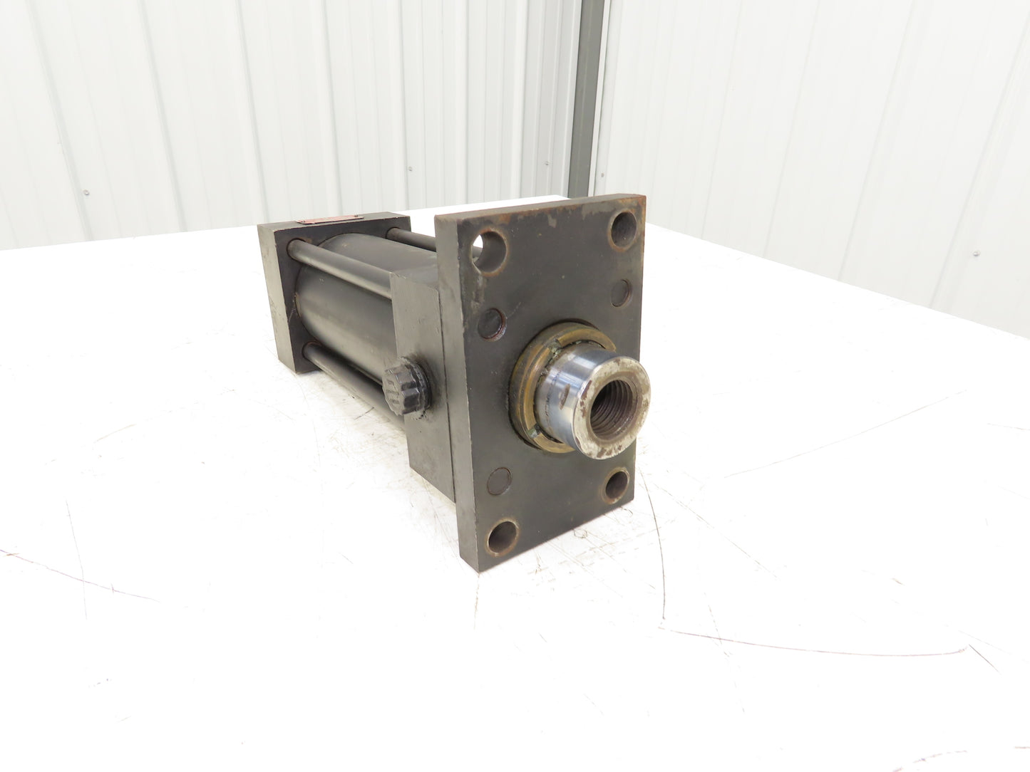 Parker J2HS23 Hydraulic Cylinder 3.25" Bore 6" Stroke Flange Mount 1500psi
