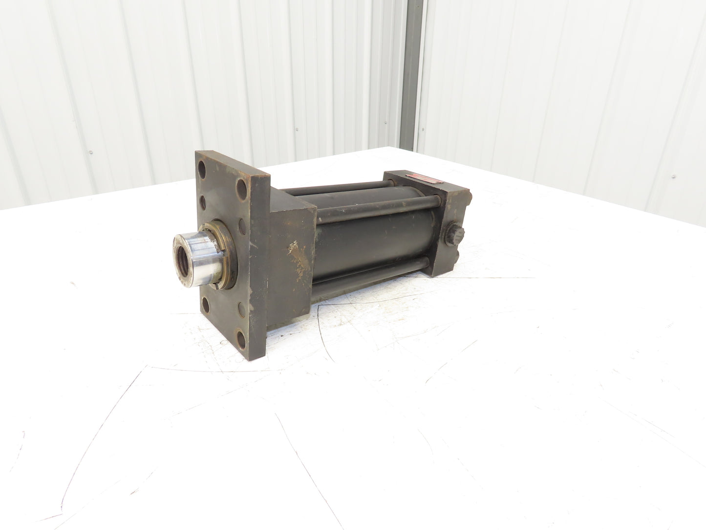 Parker J2HS23 Hydraulic Cylinder 3.25" Bore 6" Stroke Flange Mount 1500psi