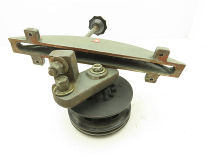 KBC Variable Speed Pulley & Tensioner Assembly Off KBC 350 Bandsaw