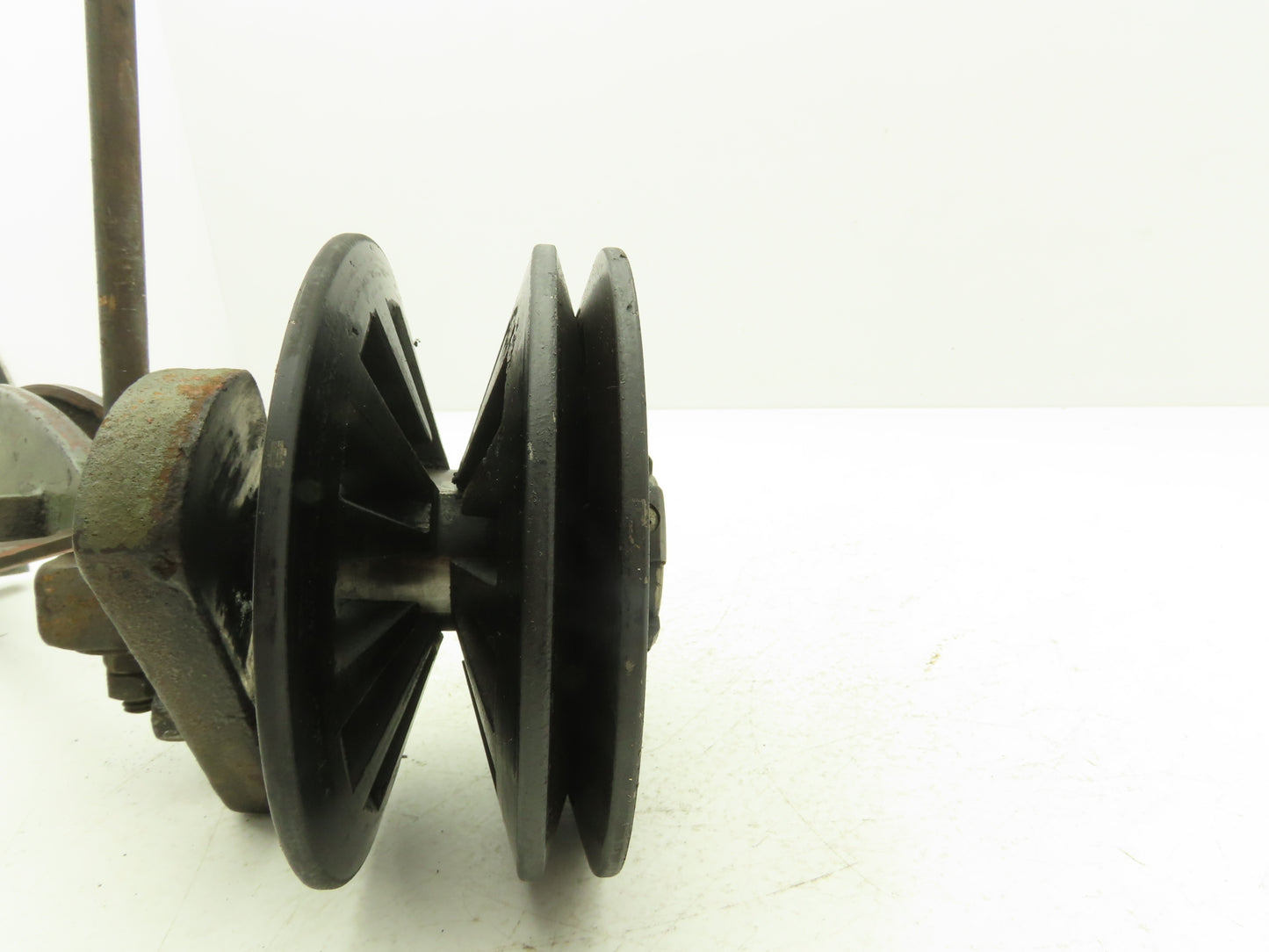 KBC Variable Speed Pulley & Tensioner Assembly Off KBC 350 Bandsaw