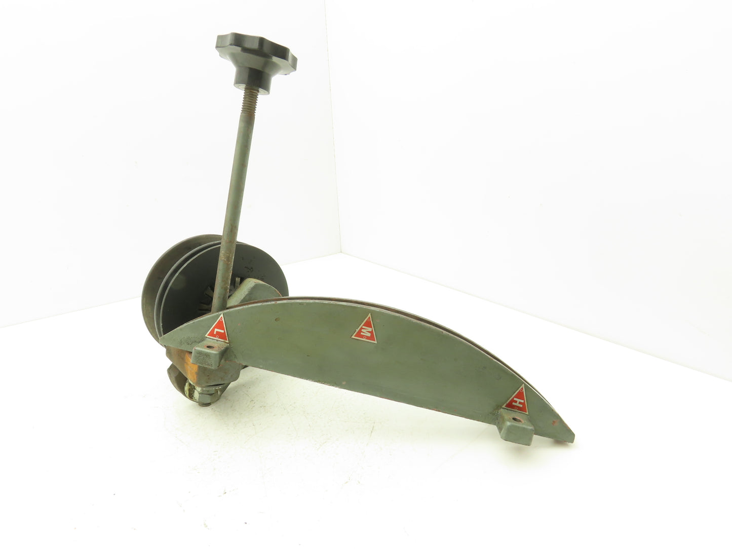 KBC Variable Speed Pulley & Tensioner Assembly Off KBC 350 Bandsaw