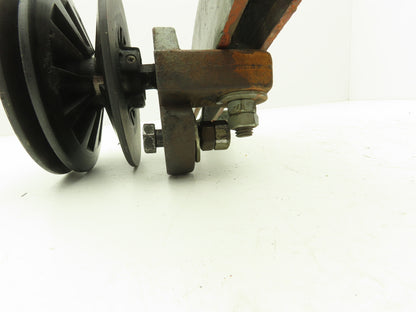 KBC Variable Speed Pulley & Tensioner Assembly Off KBC 350 Bandsaw