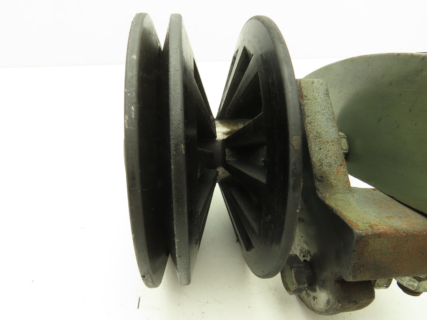 KBC Variable Speed Pulley & Tensioner Assembly Off KBC 350 Bandsaw