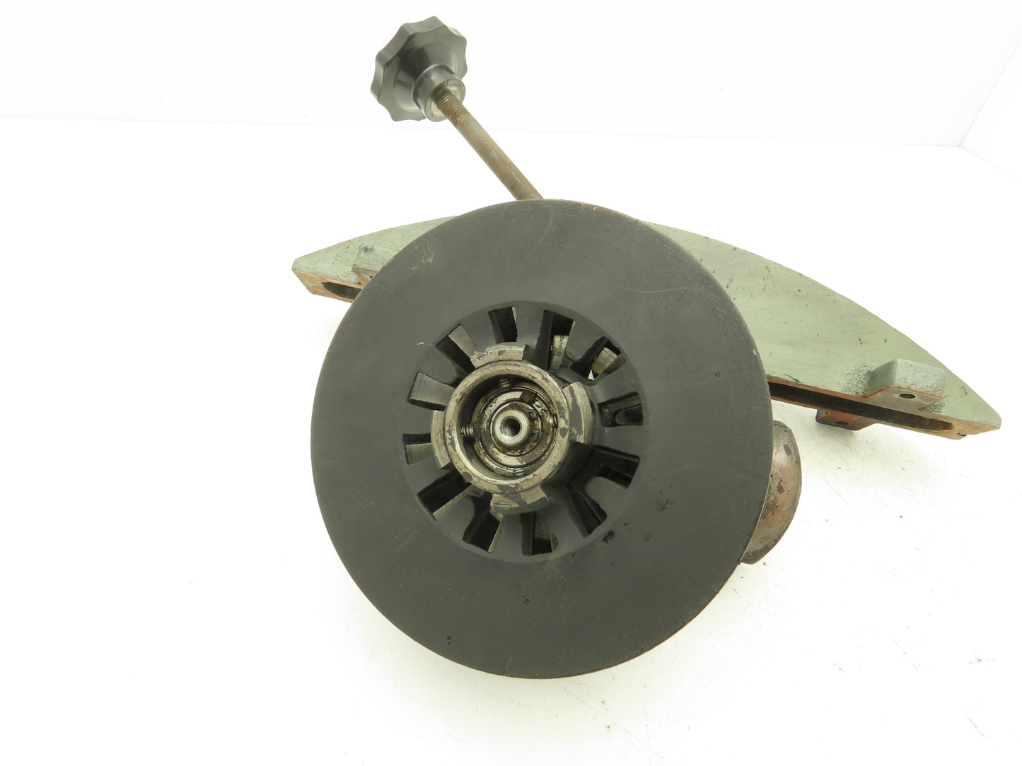 KBC Variable Speed Pulley & Tensioner Assembly Off KBC 350 Bandsaw