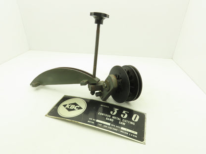 KBC Variable Speed Pulley & Tensioner Assembly Off KBC 350 Bandsaw