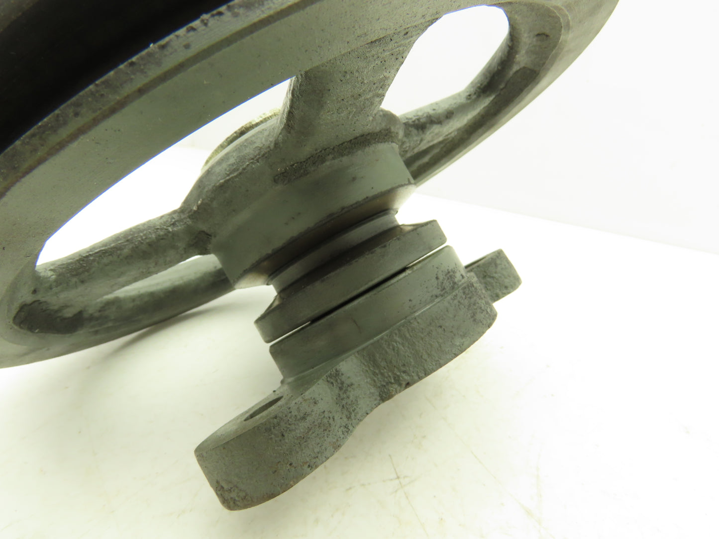 KBC Belt Tensioning Pulley Assy 2 Groove W Adjustable Mount Off KBC 350 Band Saw