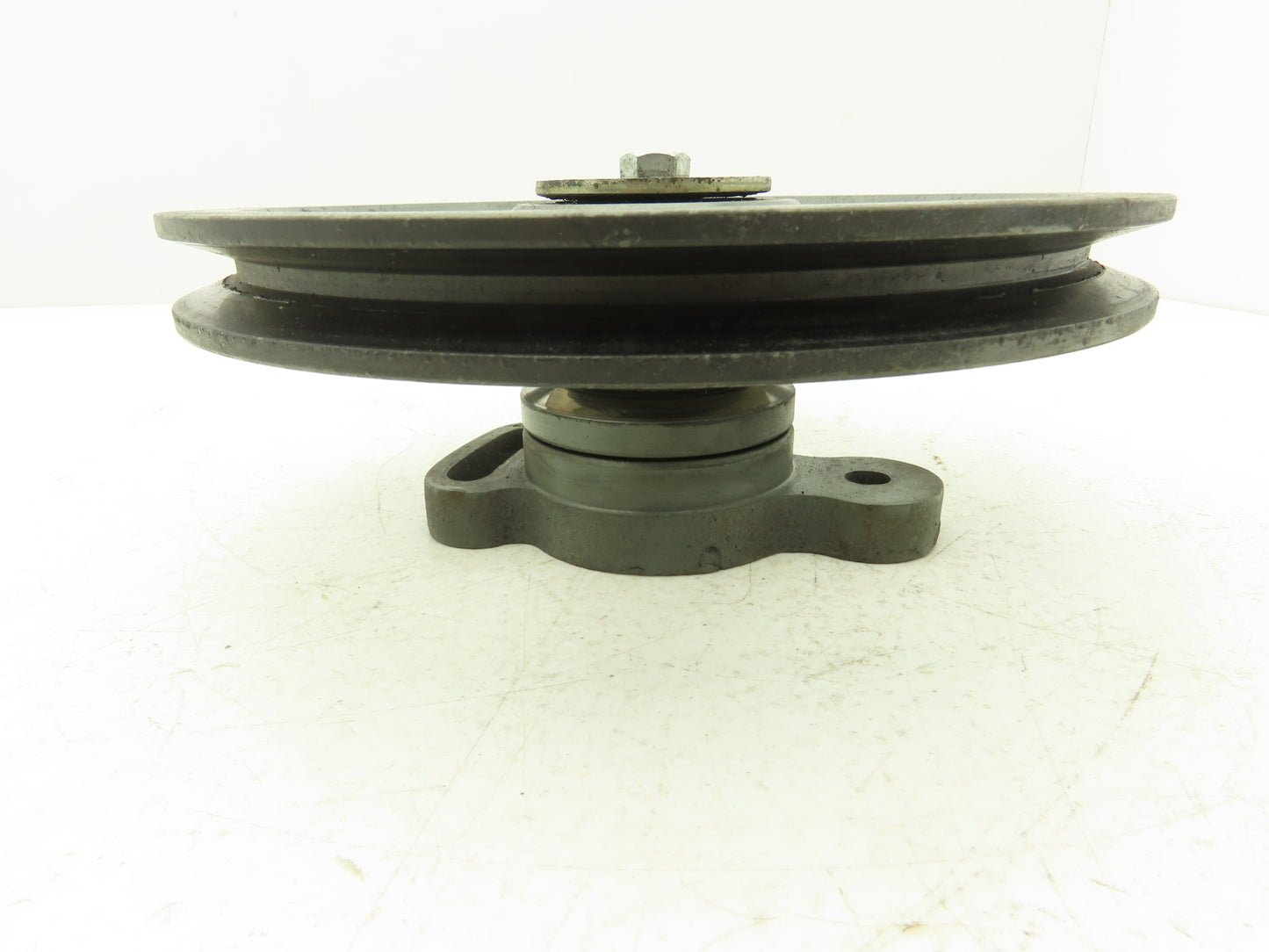 KBC Belt Tensioning Pulley Assy 2 Groove W Adjustable Mount Off KBC 350 Band Saw