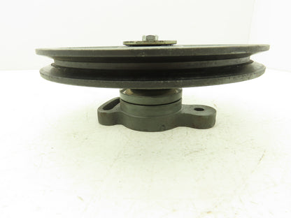 KBC Belt Tensioning Pulley Assy 2 Groove W Adjustable Mount Off KBC 350 Band Saw