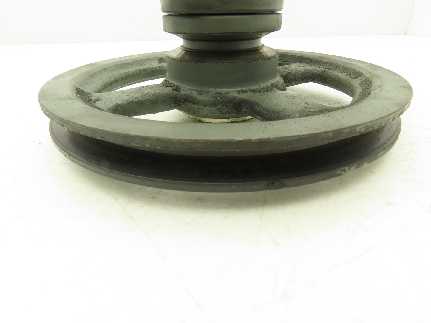 KBC Belt Tensioning Pulley Assy 2 Groove W Adjustable Mount Off KBC 350 Band Saw