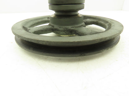 KBC Belt Tensioning Pulley Assy 2 Groove W Adjustable Mount Off KBC 350 Band Saw