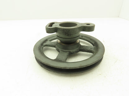 KBC Belt Tensioning Pulley Assy 2 Groove W Adjustable Mount Off KBC 350 Band Saw